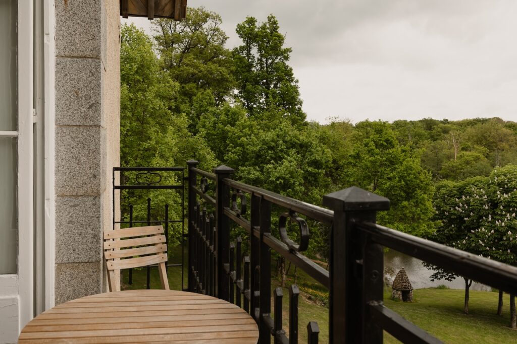 Balkon på Château du Gué aux Biches