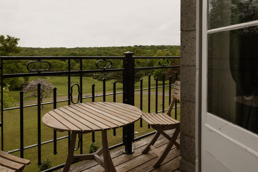 Parkudsigt fransk chateau